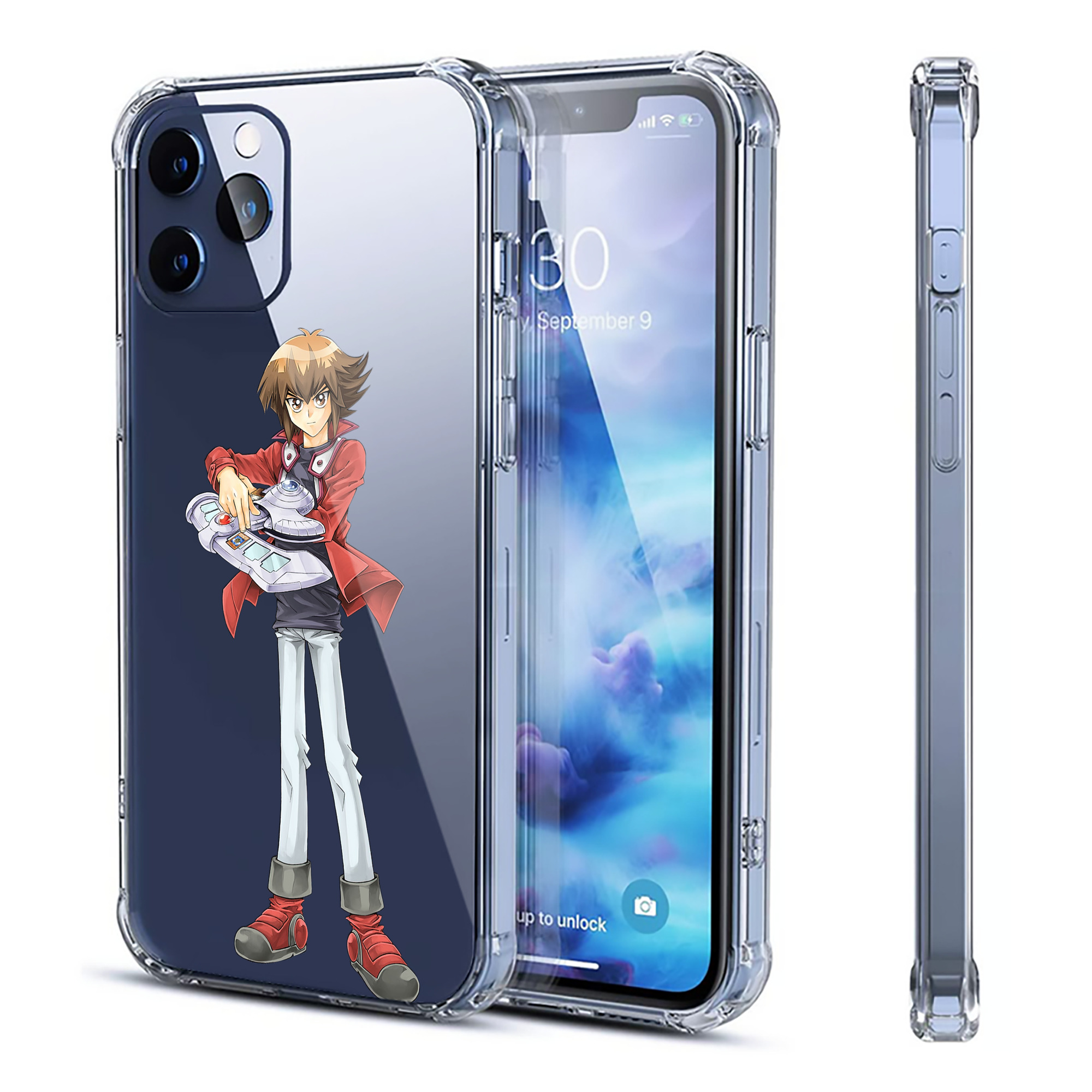 （画像用） 遊☆戯☆王 Yu-Gi-Oh! 【iPhone 12シリーズ対応】透明スマホケース（クリアソフトケース）